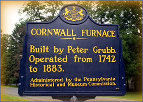 Cornwall Iron Furnace Historical Marker (PHMC®)